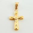 Dije Cruz Cristo 0.6gr / 1 in / Oro Amarillo 18K
