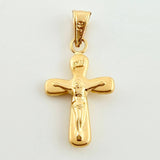 Dije Cruz Cristo 0.6gr / 1 in / Oro Amarillo 18K