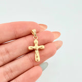 Dije Cruz Cristo 0.6gr / 1 in / Oro Amarillo 18K