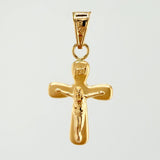 Dije Cruz Cristo 0.6gr / 1 in / Oro Amarillo 18K