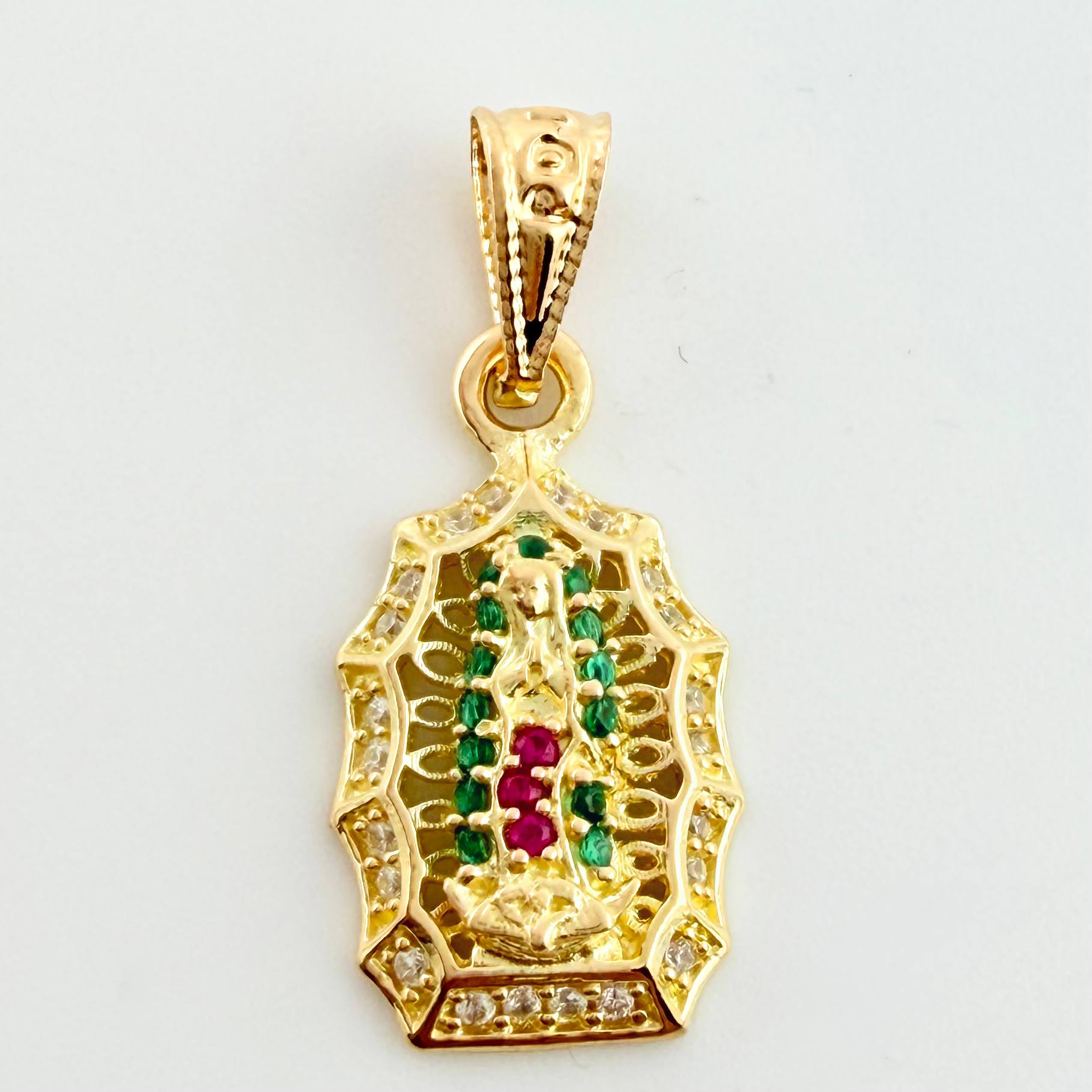 Dije Virgen Guadalupe 1.35gr / 1 in / Oro Amarillo 18K
