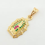 Dije Virgen Guadalupe 1.35gr / 1 in / Oro Amarillo 18K