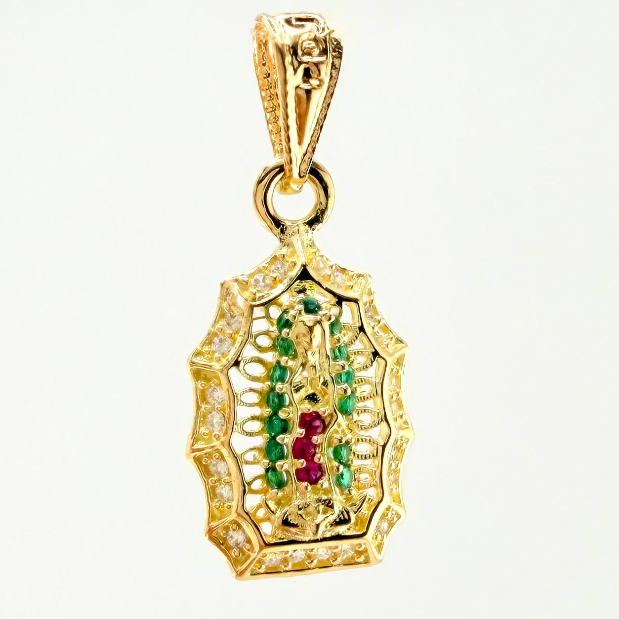 Dije Virgen Guadalupe 1.35gr / 1 in / Oro Amarillo 18K