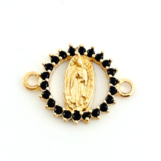 Herraje Virgen Guadalupe 0.65gr / 1/2 in / Oro Amarillo 18K