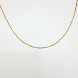 Flat Mariner Chain 1.5gr / 15 3/4 in / 1.3mm Yellow Gold +3 18K ©