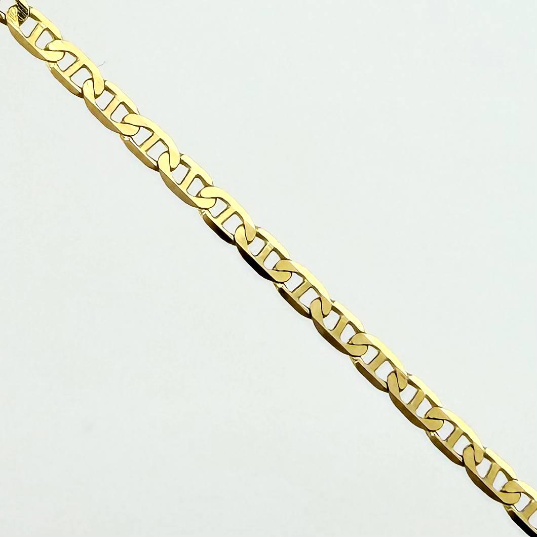 Flat Mariner Chain 1.5gr / 15 3/4 in / 1.3mm Yellow Gold +3 18K ©