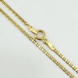 Flat Mariner Chain 1.5gr / 15 3/4 in / 1.3mm Yellow Gold +3 18K ©
