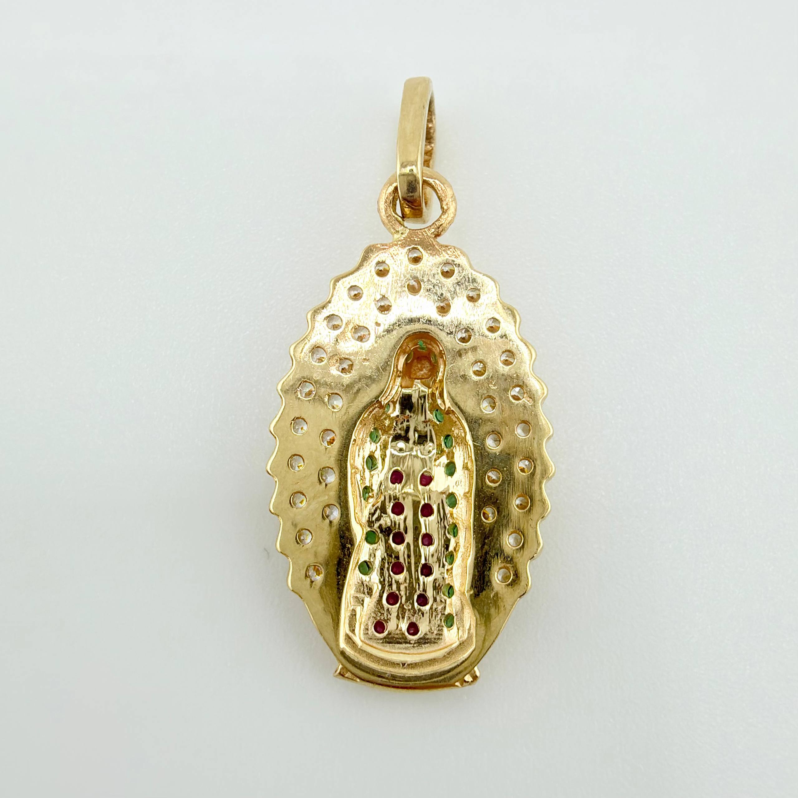 Dije Virgen Guadalupe 1.9gr / 1 in / Oro Amarillo 18K ©