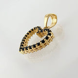 Dije Corazon Doble Faz 1.45gr / 3/4 in / Oro Amarillo 18K ©