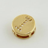 Herraje Dije Letra I 1.4gr / 1cm / Oro Amarillo 18K *