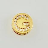 Dije Herraje Letra G 1.3gr / 1/2 in / Oro Amarillo 18K