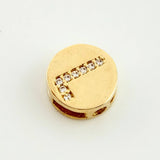 Dije Herraje Letra L 1.4gr / 1/2 in / Oro Amarillo 18K *