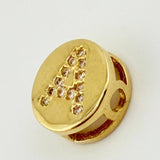 Dije Herraje Letra A 1.55gr / 1/2 in / Oro Amarillo 18K