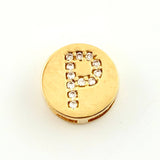 Dije Herraje Letra P 1.5gr / 1/2 in / Oro Amarillo 18K ©