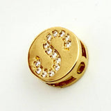 Dije Herraje Letra S 1.4gr / 1/2 in / Oro Amarillo 18K ©