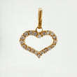 Dije Corazon 0.7gr / 1/2 in / Oro Amarillo 18K ©