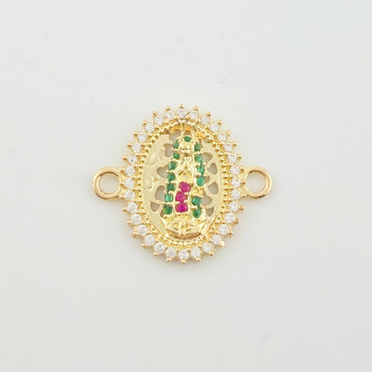 Herraje Virgen Guadalupe 1.65gr / 3/4 in / Oro Amarillo 18K