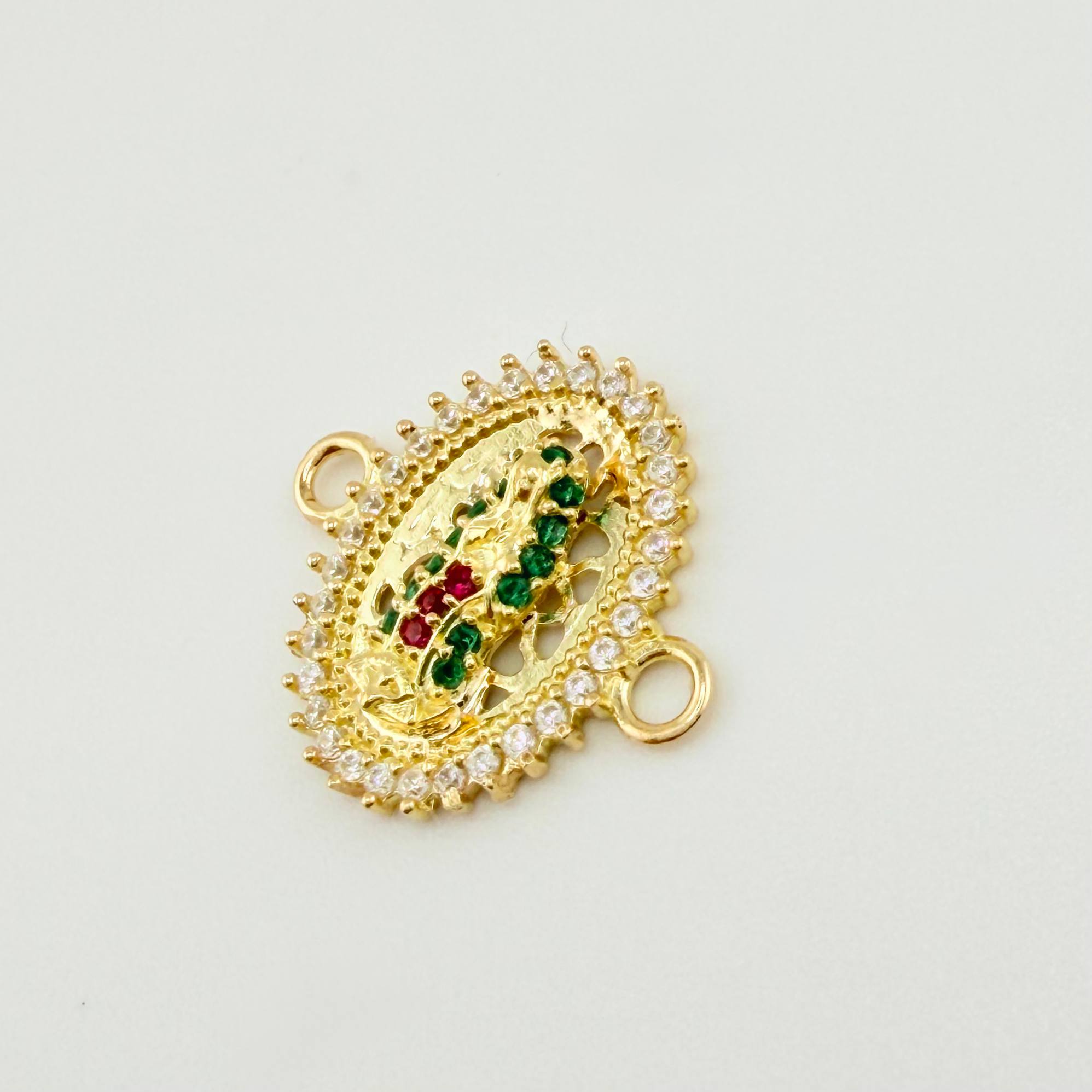 Herraje Virgen Guadalupe 1.65gr / 3/4 in / Oro Amarillo 18K