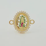 Herraje Virgen Guadalupe 1.65gr / 3/4 in / Oro Amarillo 18K