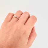Solitaire Dense Ring 1.3g / T6 / 18K Yellow Gold