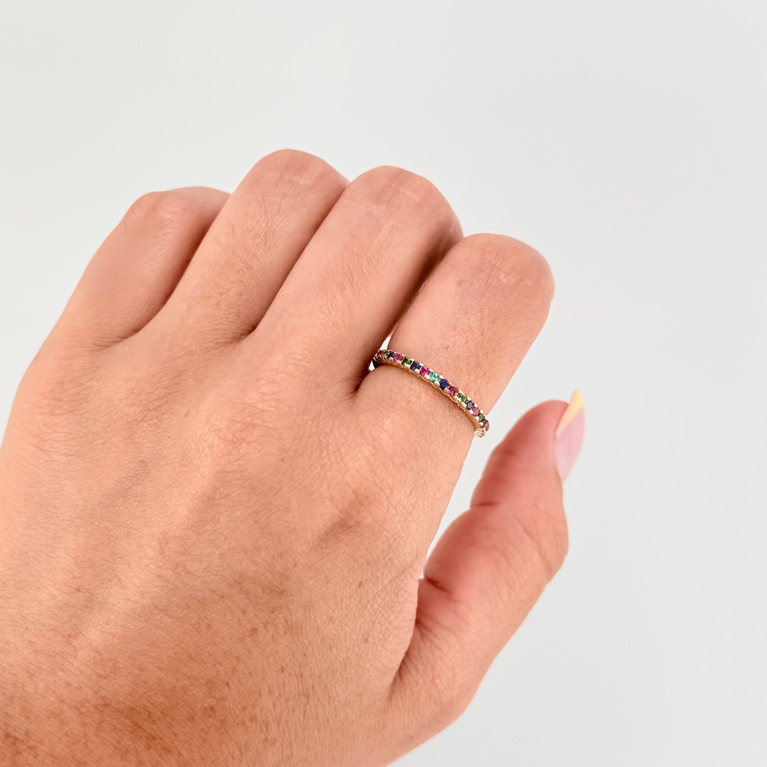 Anillo Churumbela 1.85gr / T7 / Oro Amarillo 18K