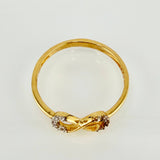 Anillo Infinito Corazón 1.6gr / T7 1/2 / Oro Amarillo 18K