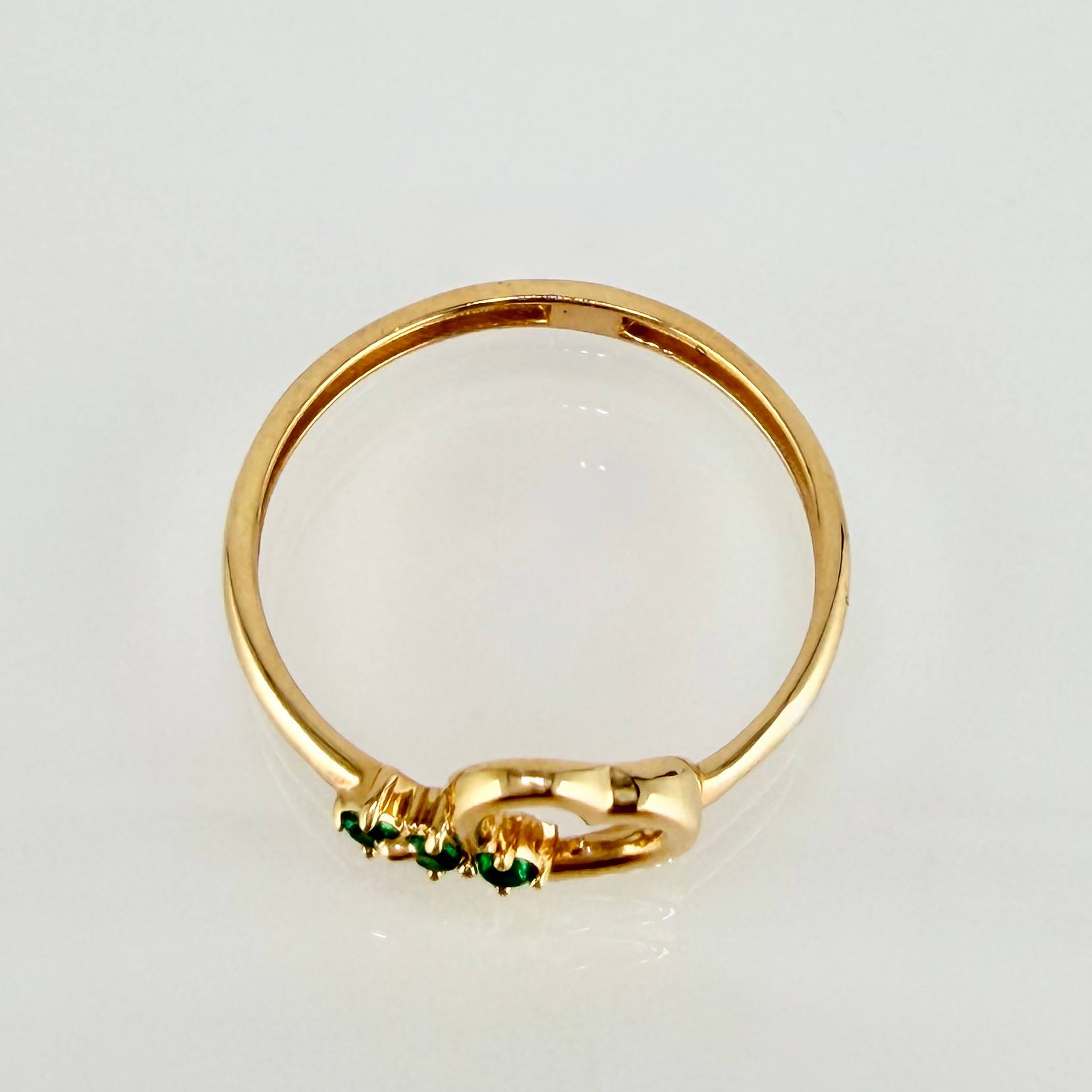 Heart Ring 1.1g / T5 1/2 / 18K Yellow Gold