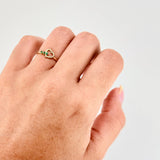 Heart Ring 1.1g / T5 1/2 / 18K Yellow Gold