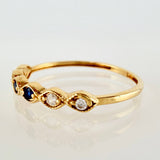 Eyes Line Ring 1.05g / T6 1/2 / 18K Yellow Gold