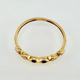 Eyes Line Ring 1.05g / T6 1/2 / 18K Yellow Gold