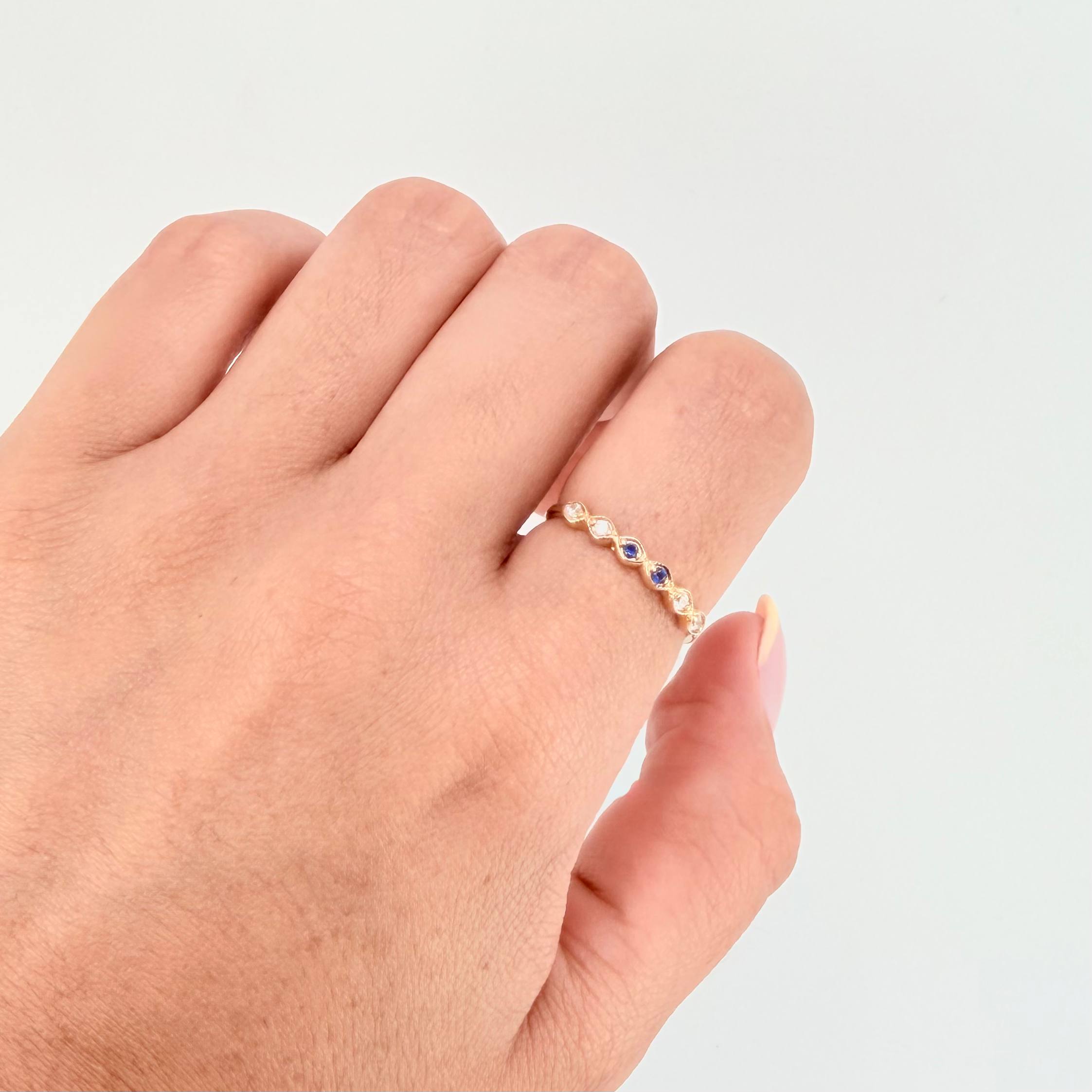 Eyes Line Ring 1.05g / T6 1/2 / 18K Yellow Gold