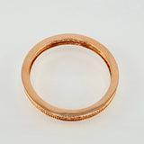 Anillo Churumbela Tupido 1.85gr / T6 3/4 / Oro Rosa 18K