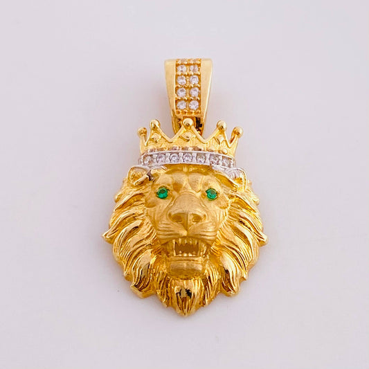 Dije Cabeza León 3.55 g / 1 in Oro Amarillo 18K