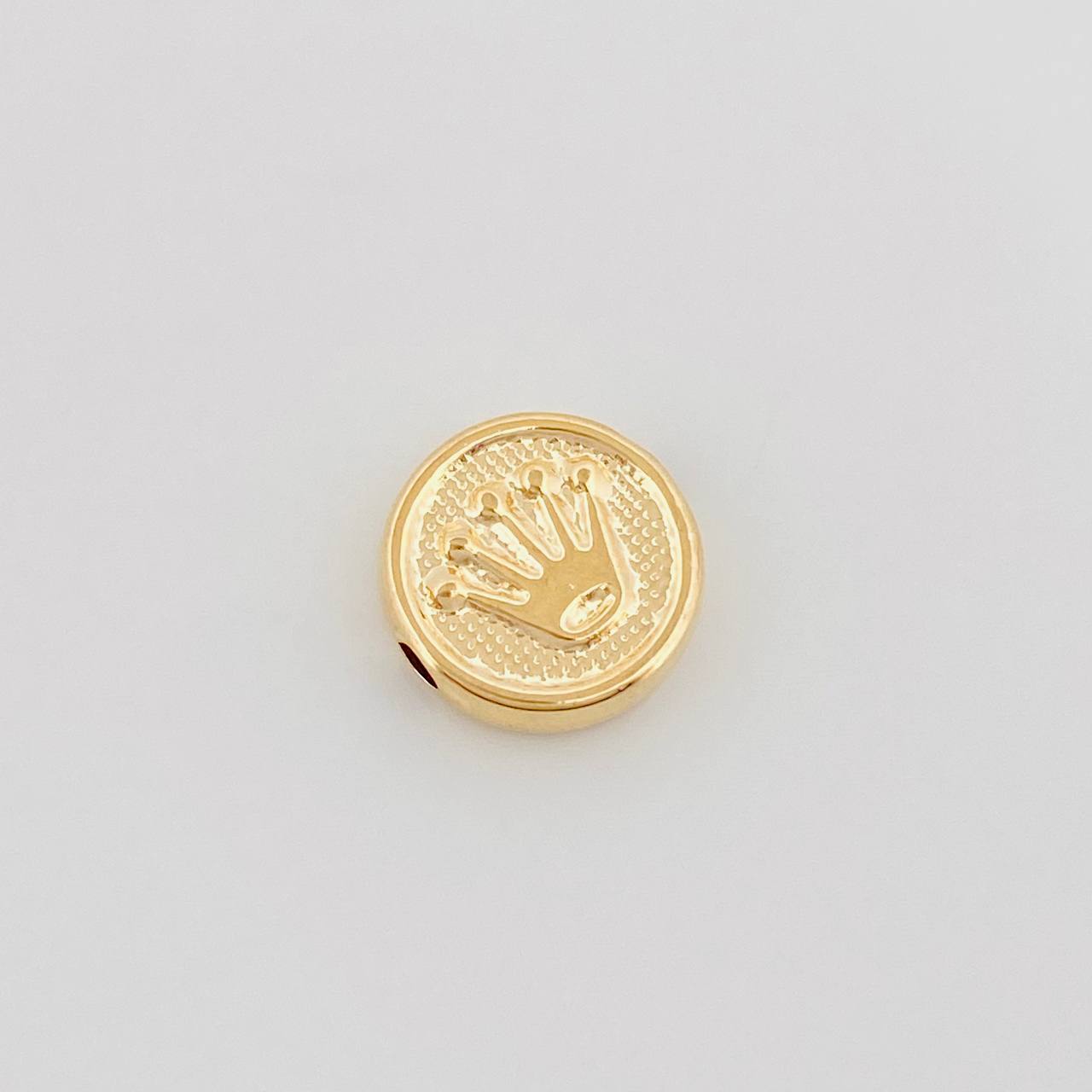 Herraje Corona 0.6 g / 1/2 in Oro Amarillo 18K
