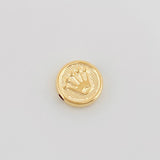 Herraje Corona 0.55 g / 1/2 in Oro Amarillo 18K