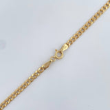 Cadena Cubana 6.7gr / 60cm / +0Oro 18K $