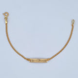 Bracelet 1.55gr / 5.5in / +1 18K Gold &