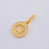 Dije Corona Circular 0.75 g / 3/4 in Oro Amarillo 18K
