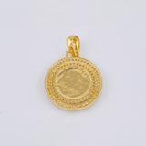 Dije Medalla Letra H 4.8g / 1 1/4 in Oro Amarillo 18K