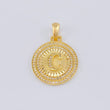 Dije Medalla Letra C 4.7 g / 1 1/4 in Oro Amarillo 18K