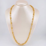 Cadena Rustica Malla Cilindrica 60 g / 25 1/2 in / 5.7 mm Oro Amarillo 18K