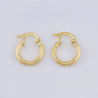 Hoop Earrings Leonore 0.9 g / 1/2 in 18K Yellow Gold