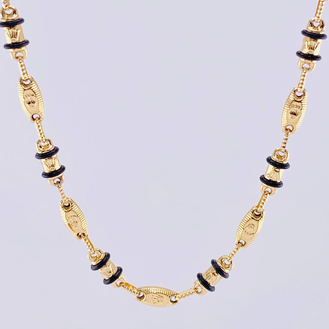 Cadena Rustica Corona 14.1 g / 24 1/2 in / 4,9 mm Oro Amarillo 18K