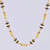 Cadena Rustica Corona 14.1 g / 24 1/2 in / 4,9 mm Oro Amarillo 18K