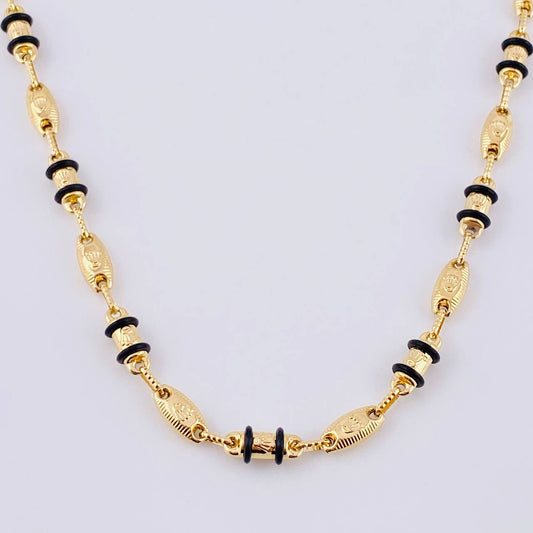 Cadena Rustica Corona 14.1 g / 24 1/2 in / 4,9 mm Oro Amarillo 18K