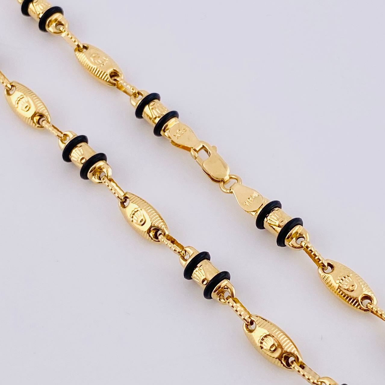 Cadena Rustica Corona 14.1 g / 24 1/2 in / 4,9 mm Oro Amarillo 18K