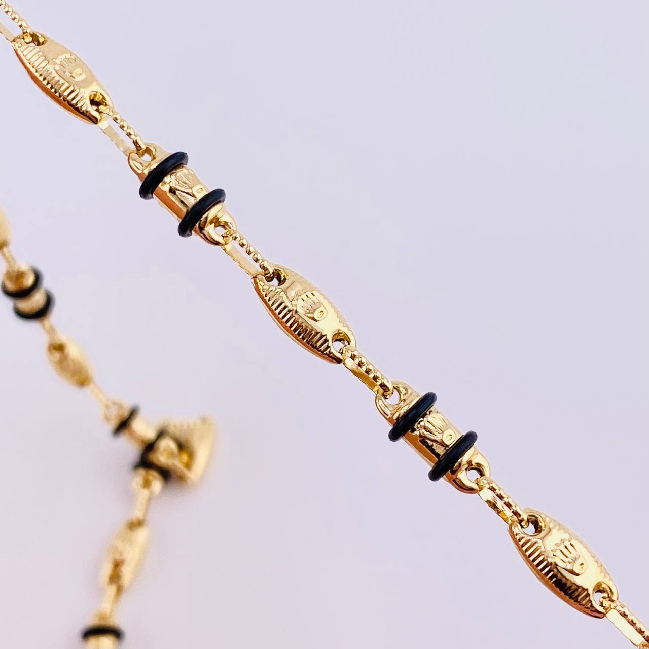 Cadena Rustica Corona 14.1 g / 24 1/2 in / 4,9 mm Oro Amarillo 18K