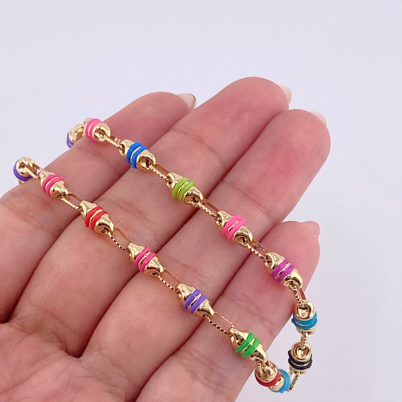 Cadena Rustica Barril 14.65 g / 24 1/2 in / 4,6 mm Oro Amarillo 18K