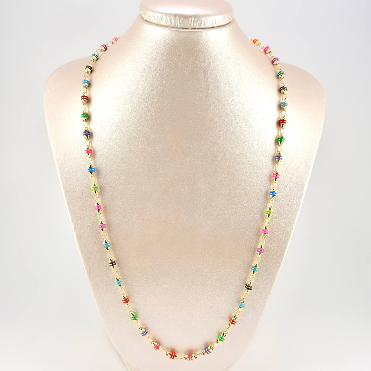 Cadena Rustica Barril 14.65 g / 24 1/2 in / 4,6 mm Oro Amarillo 18K