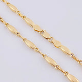 Cadena Rustica Capullo 10.5 g / 24 1/2 in / 3,2 mm Oro Amarillo 18K